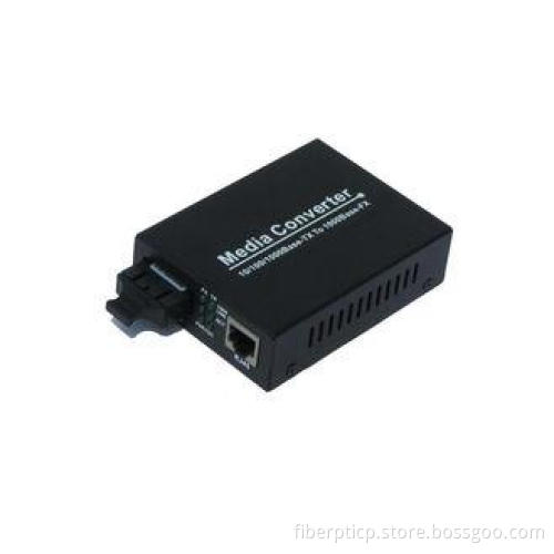 Dual Gigabit fibre optic media converter Full Duplex , 10 /